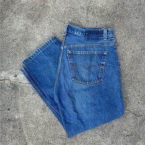 Levi's 501 Vintage 90s High Rise Button Fly Straight Jeans